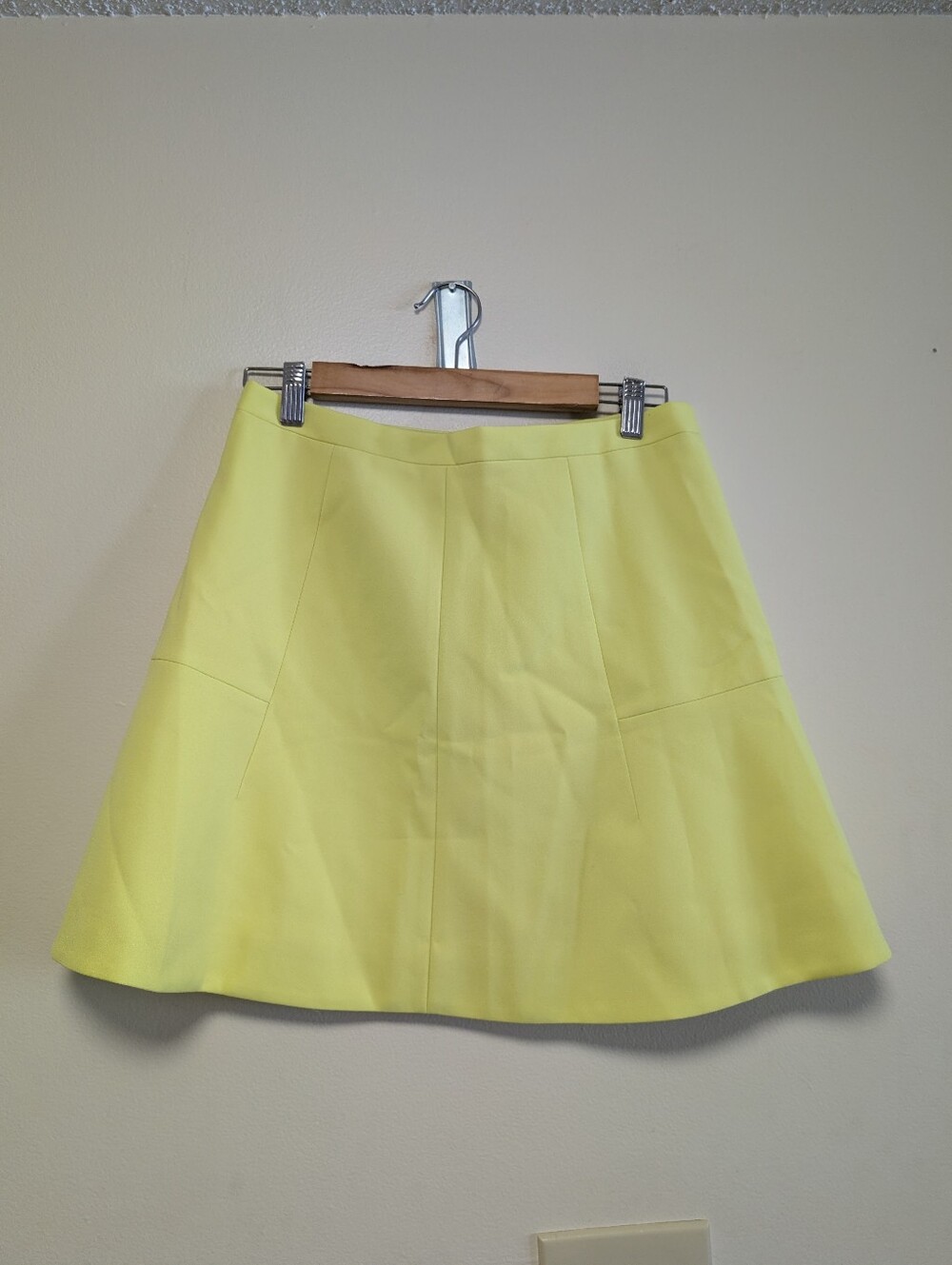 J.Crew Lime Green A-Line Skirt Women’s Size 6 Mod Preppy Statement